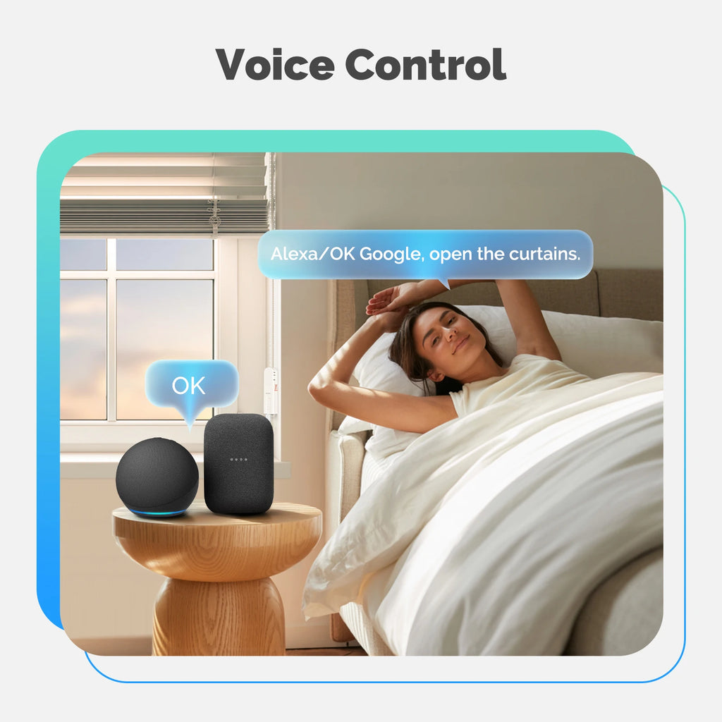 MOES Tuya WiFi Smart Shade Roller Blinds Motor Driver Electric Curtains Automation Shade Shutter Bead With Alexa Google Home