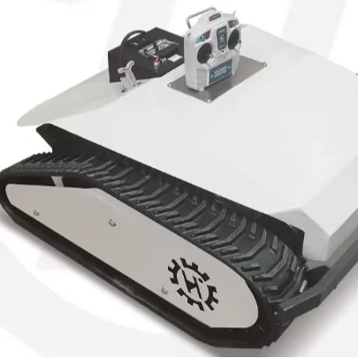 2025 Smart Remote All-terrain Mower Agricultural Rubber Track Mower Four-drive Weeder Orchard Lawn Weeding Machine