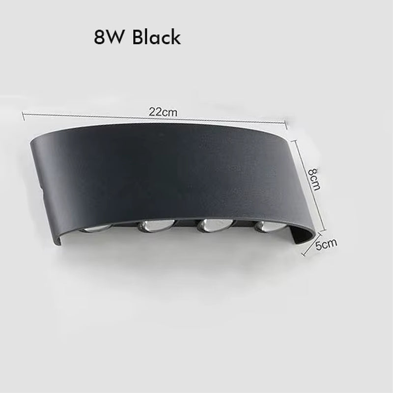 Tuya up and down Wall Light Smart Life APP RGB Outdoor Porch Colored Light Party Garden Porch Lighting Work with Alexa Google