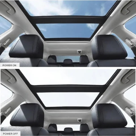 Privacy Protection Automotive PDLC Smart Film Anti-UV, Switchable Privacy, Car Sunroof Switchable Film Dark Grey Color