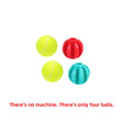 Dog Interactive Training Reward Machine Smart Pet Food Leakage Tennis Ball Feeder Toy Puzzle Interactive Training Pet Supplies