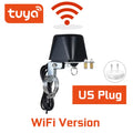 Tuya Wifi/Zigbee Smart Valve Controller for Water Gas Pipeline Auto Shut on off Compatible with Alexa Google Assistant