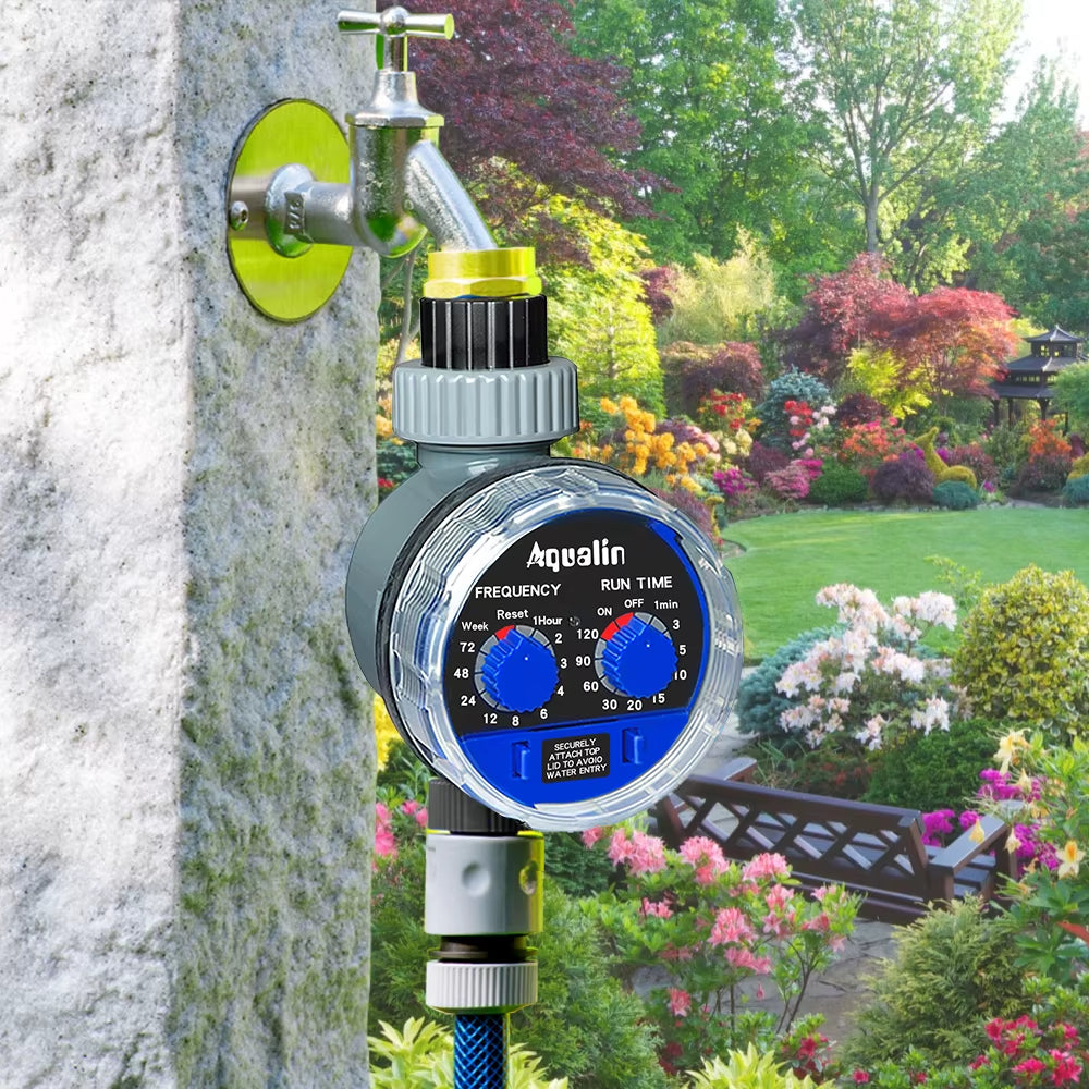 2Pcs  Smart Ball Valve Watering Timer Automatic Electronic Home Garden for Irrigation Used in the Garden , Yard #21025-2