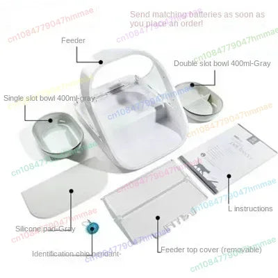 ‌Smart Motion Sensor Auto Pet Feeder with Anti-Pest & Timed Feeding (6L Capacity)