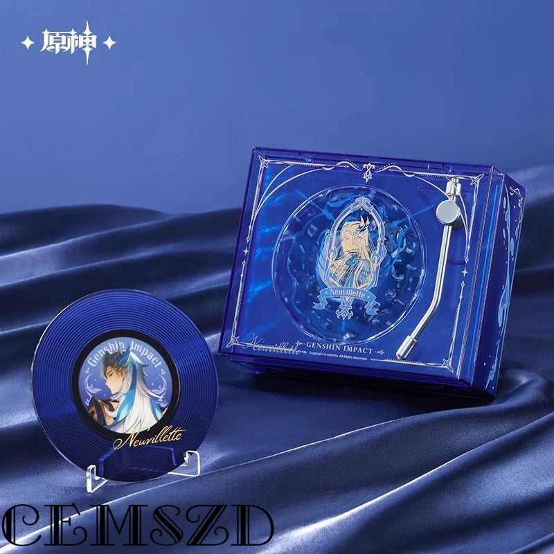 [Genuine] Game Genshin Impact Neuvillette Bluetooth Speaker Cosplay Anime Cartoon Masquerade Accessories Props Christmas Gifts