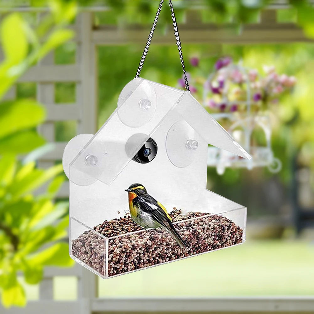 Smart Bird Feeding House with Camera