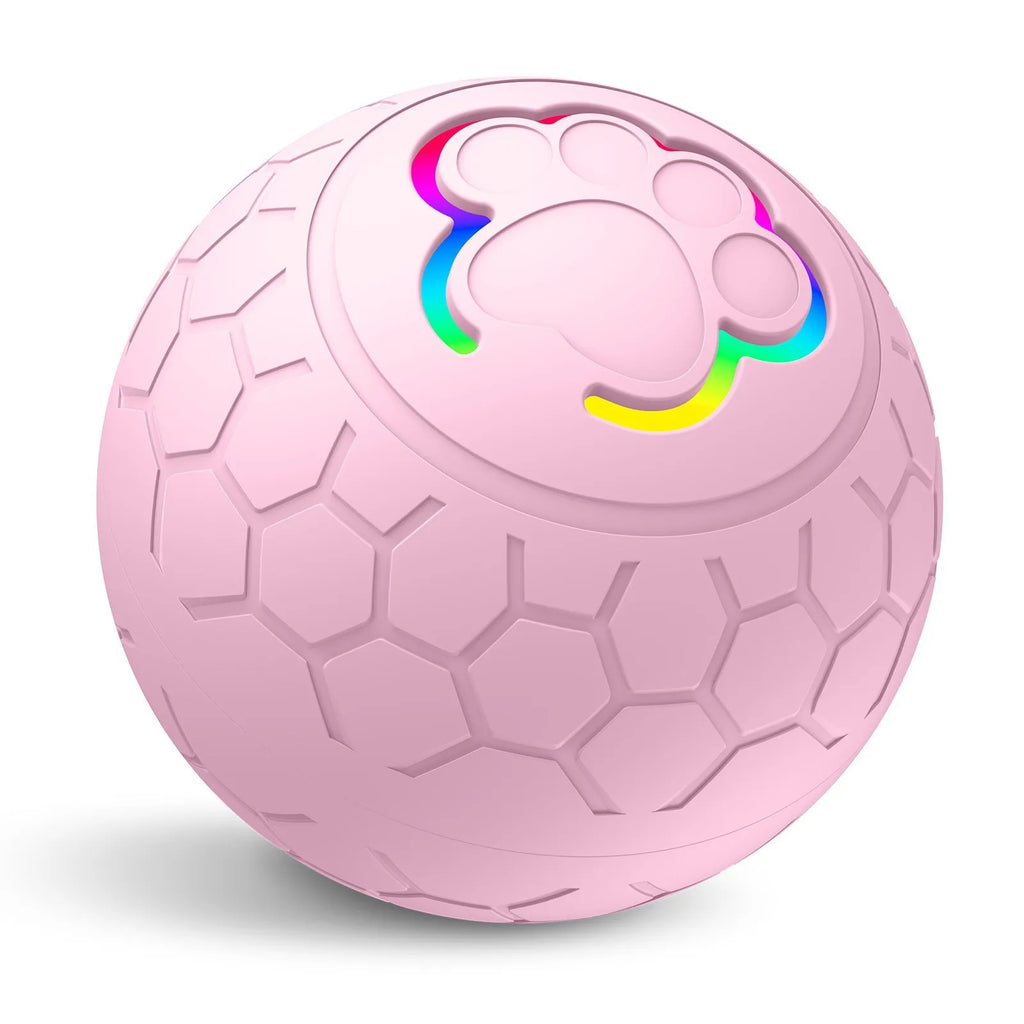 Smart Pet Jumping Balls, Dog Cat Interactive Balls, USB Rechargeable, For Small Dogs, With Colorful Flashing Lights, Two Modes A
