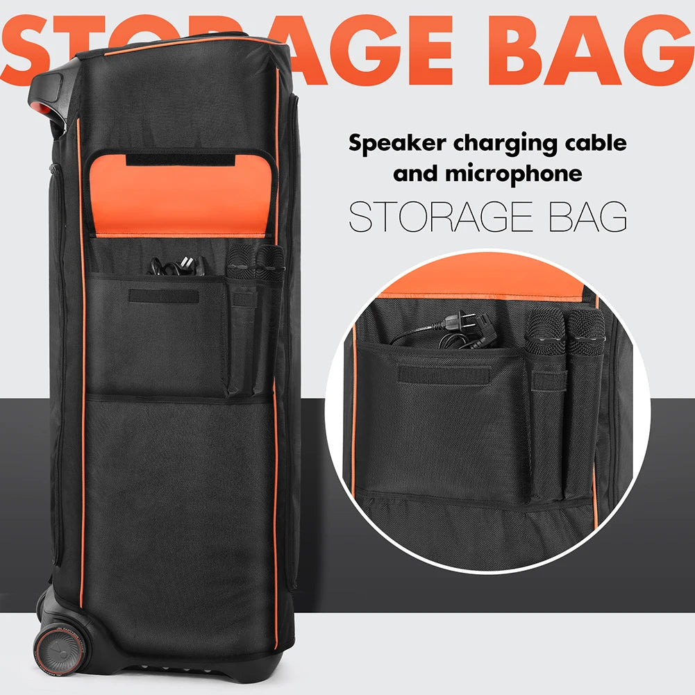 NEW Portable Speaker Dust Cover For JBL Partybox Organizer Bag Waterproof Speaker Case with Side Pocket Protective Storage Bag