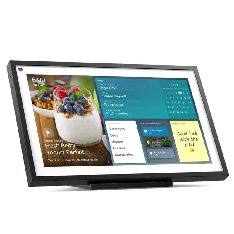 FULL-For Echo Show 15 Case Protective Frame Cover Silicone Case For Echo Show 15 Smart Speaker Dustproof Protective Case