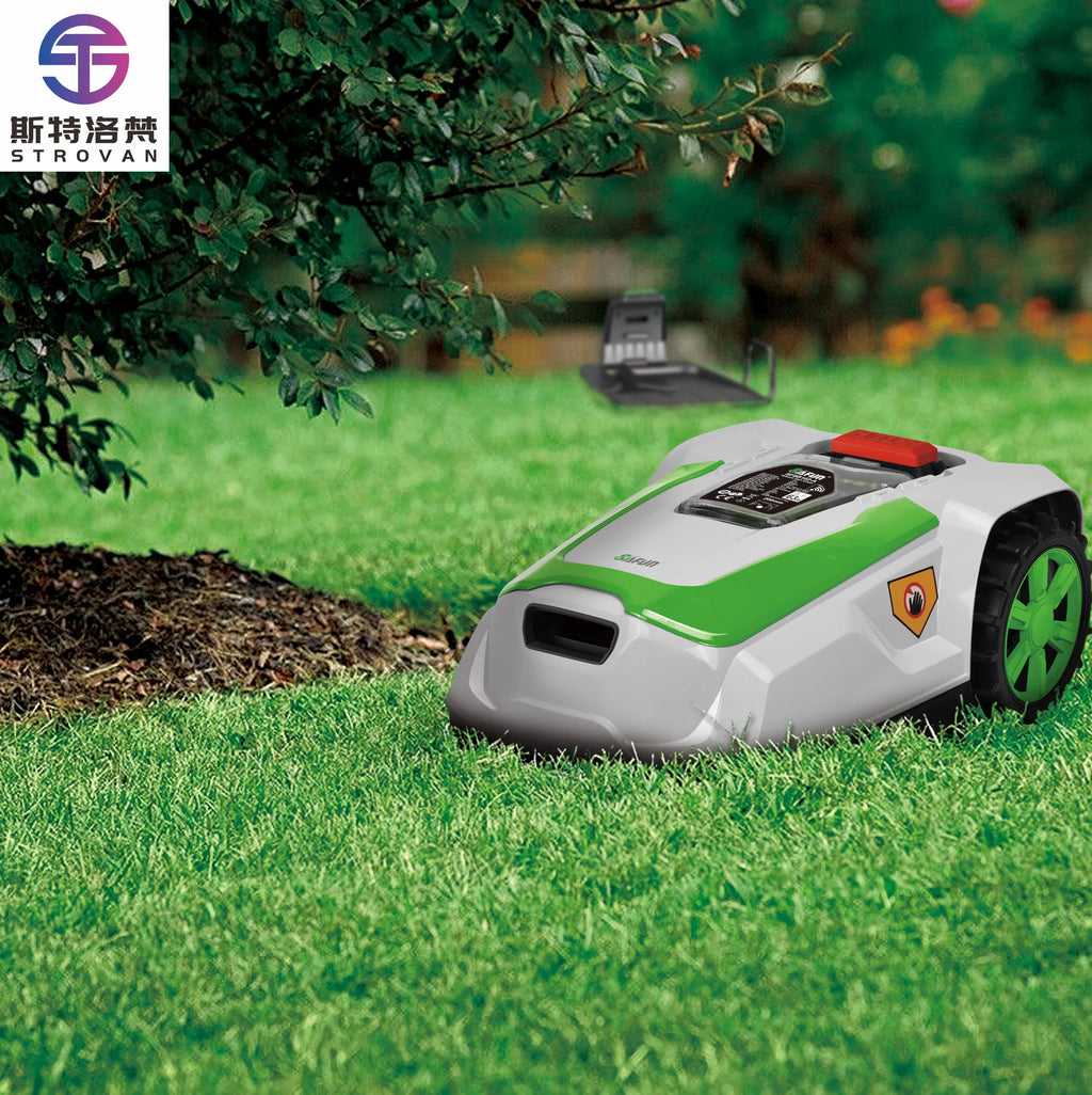 STLF Hot Selling 1600W Mini Electric Robot Lawn Mower Self-Propelled Intelligent Automatic Charging Bluetooth APP Support DIY Gr