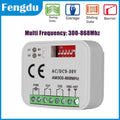 Garage Controller Remote Control Receiver 2 CH Controller Switch for 433 868 Mhz Transmitter Frequency 300-900Mhz
