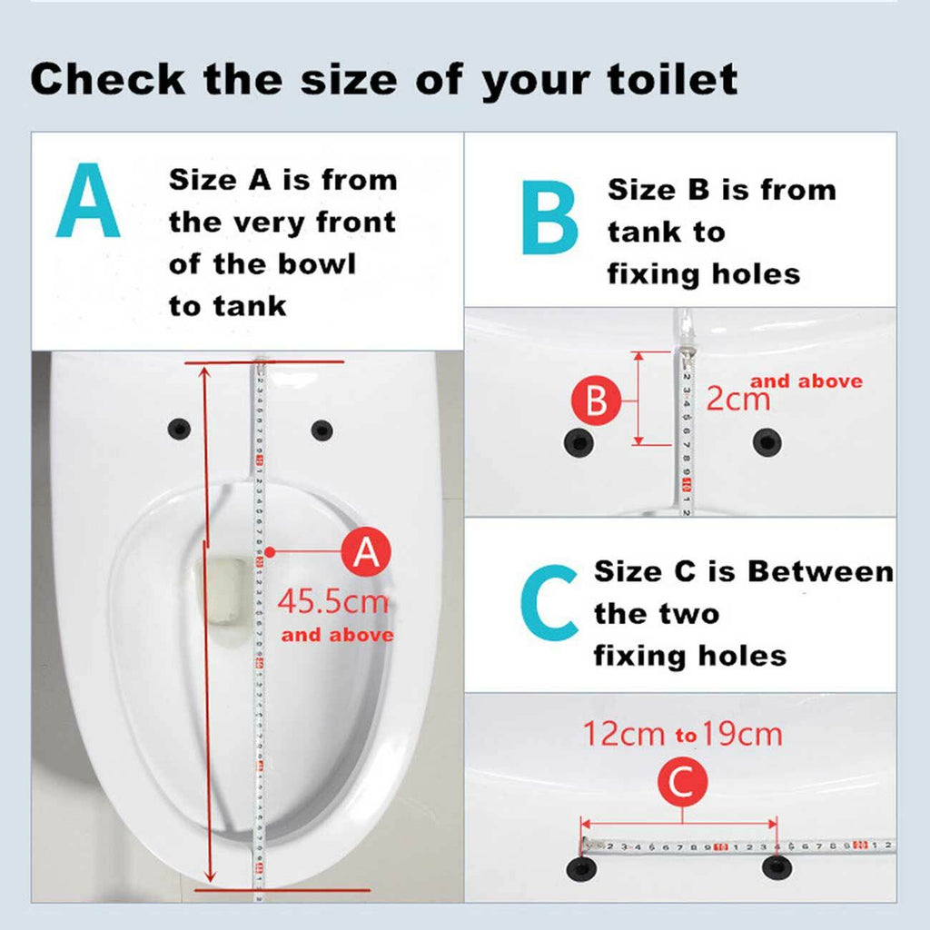 Smart Toilet Seat Bidet Electric Washlet Cover Remote Control Heated Water Clean