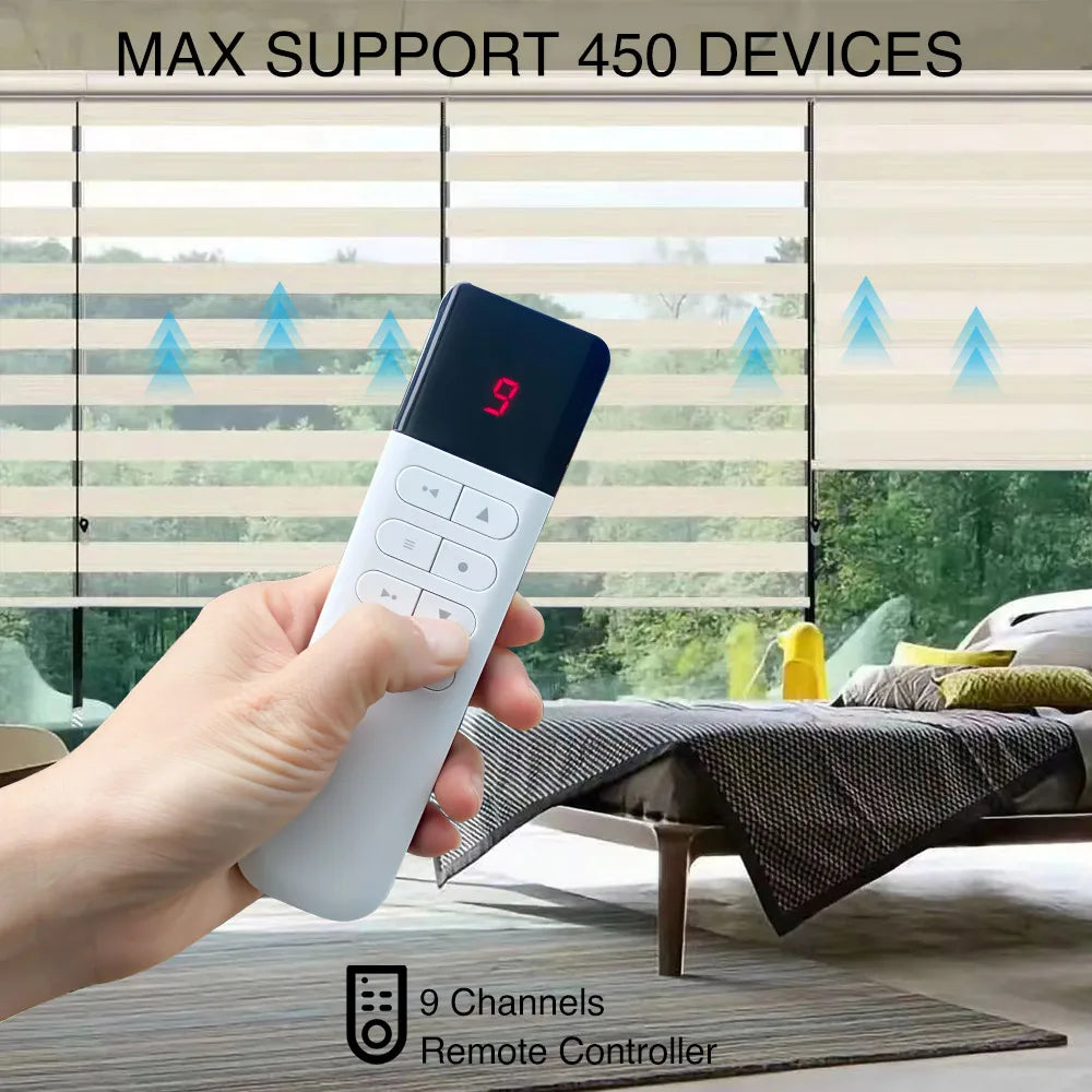 Boyarca 1.3N.m Battery Tuya Zigbee Roller Shade Blinds Motor For 38mm Tube Works with Smart Life APP Alexa Google Home Control