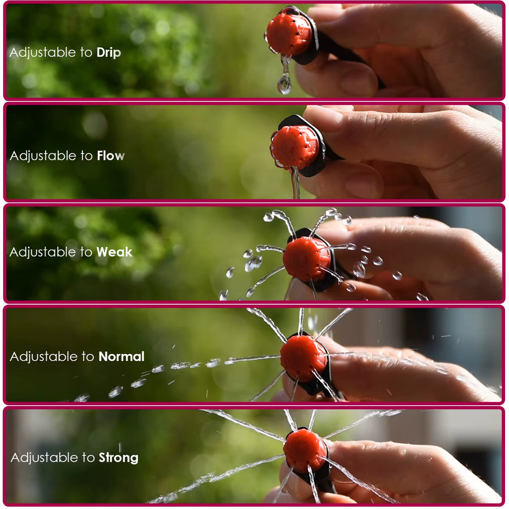 5-50M Garden Automatic Watering System Kit Wifi 4/7Mm Micro Drip Irrigation Dropper DIY for Potted Plants Lawn Greenhouse