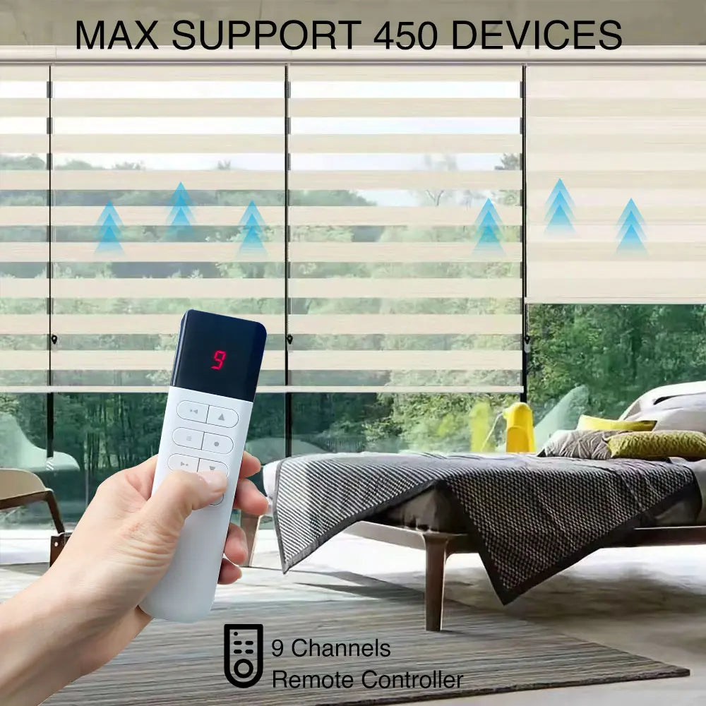 Tuya Zigbee Battery Shutter Roller Blind Motor For 20MM 25MM 28MM Tube Smart Home Compatible With Alexa Devices Voice Control