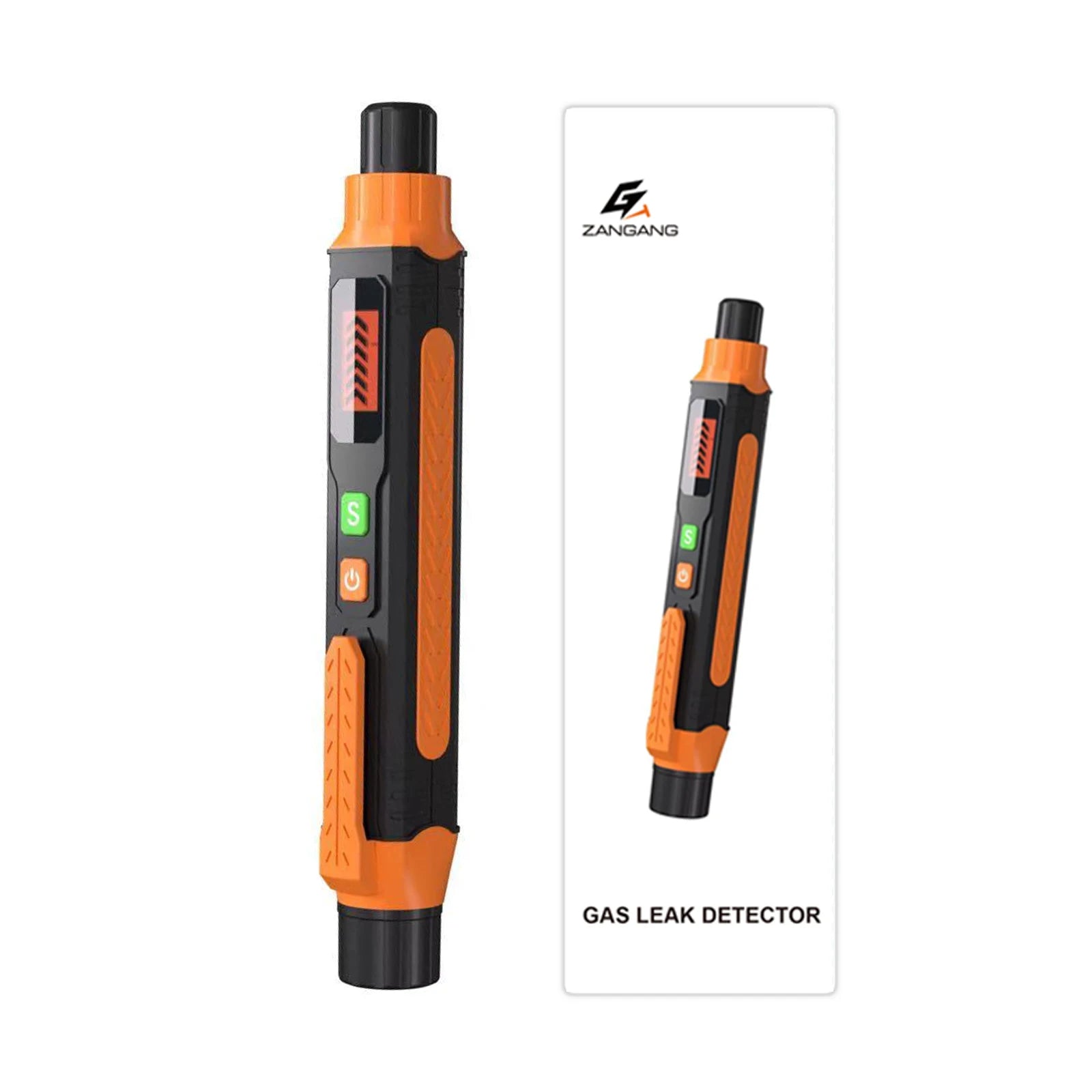 50A Gas Leak Detector Combustible Gas Detector Sound and Display Alarm for Natural Methane