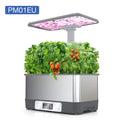 Wifi Hydroponics Growing System Stainless Steel 8 Pods Planter Indoor Garden Herbs Planting Box with Spectrum LED Grow Lights