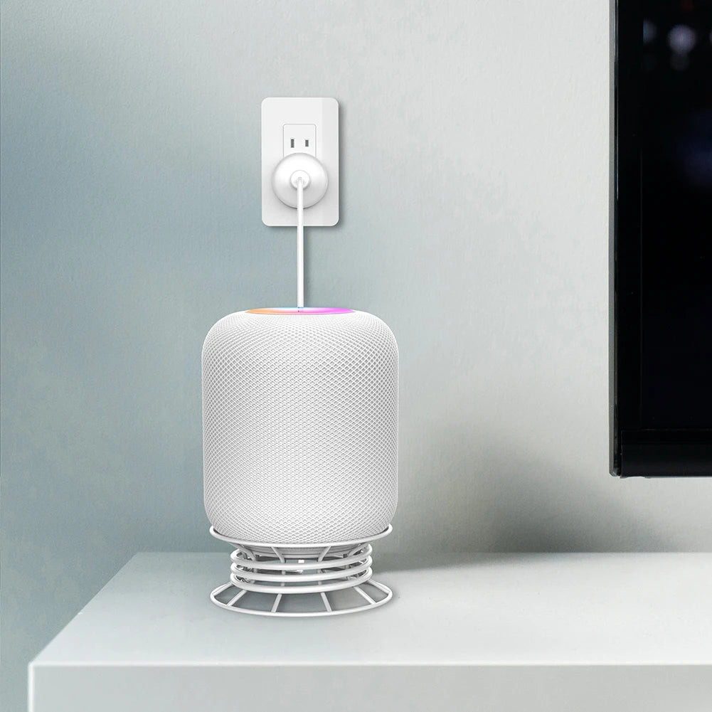 Hollowed Table Stand  For HomePod 2 2023 Desktop Mount Portable Smart Speaker Display Holder Bracket Safe Stable Support