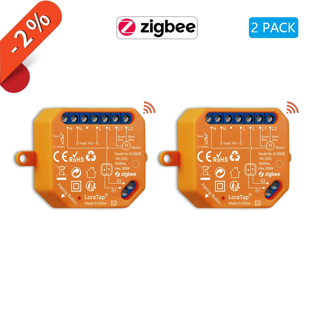 ZigBee Curtains Roller Shutters Blinds Switch Control Connected Motor Google Home Alexa Electric Window LoraTap Tuya Smart Life