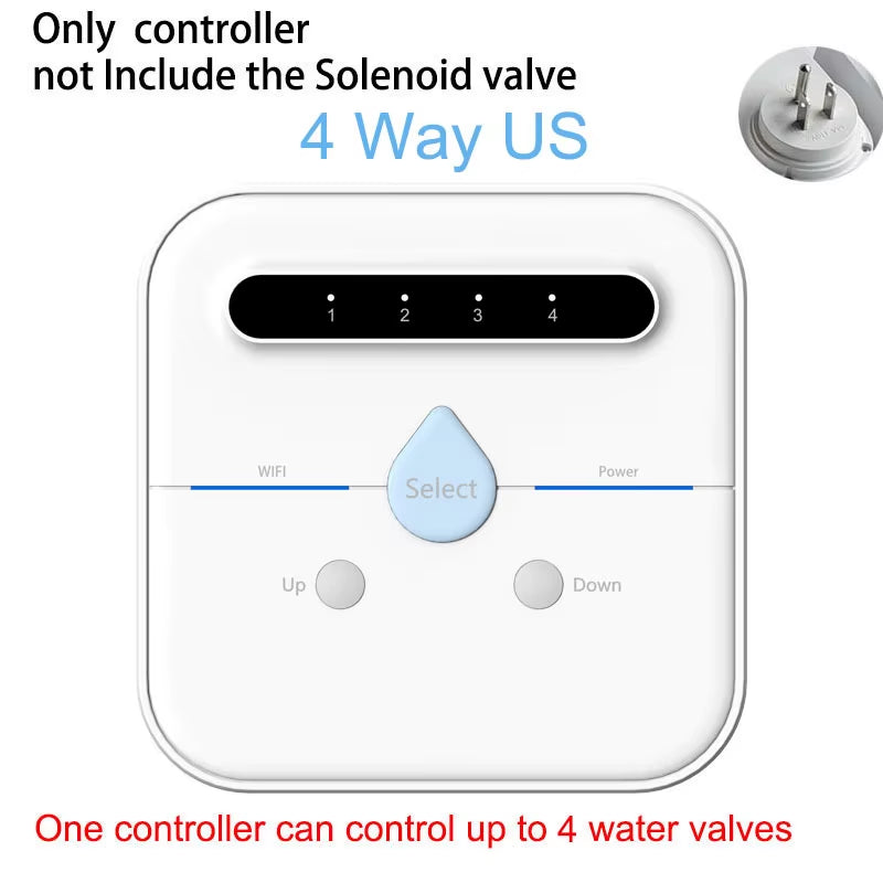 WIFI Smart Garden Irrigation Controller Smart Irrigation Water Solenoid Valve Watering System Garden Irrigation Watering Timer