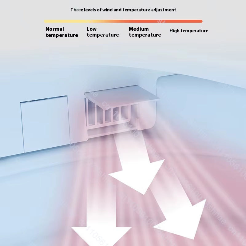 Smart Bidet Toilet Seat Heated Elongated Electric Bidet Warm Air Dryer LED Display Self Cleaning Night Light Toilet Bowl Lid