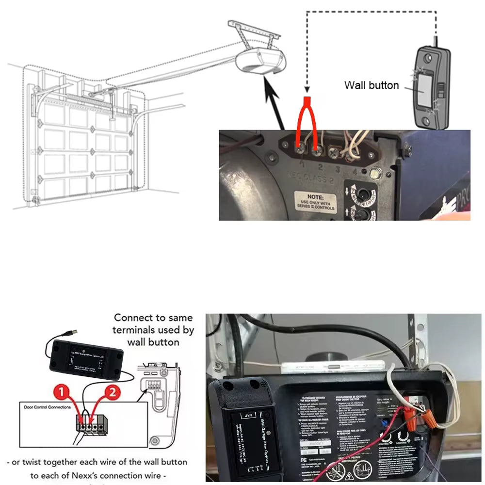 Wifi Switch Smart Opener APP Remote Controller for Garage Door Gate Supprot Alexa Echo Google Home Tuya Control + RF 433Mhz