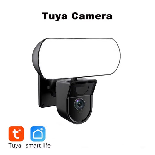3MP Tuya Floodlight Camera Wifi 10W Garden Wall Lamp Outdoor Waterproof Security Protection Surveillance Smart Sensor Light
