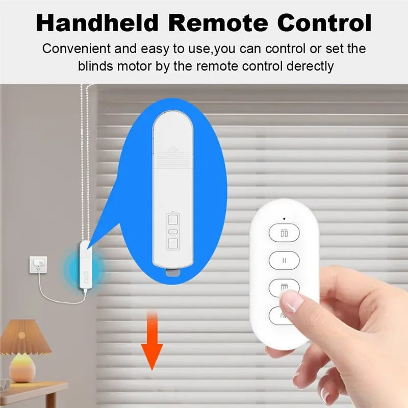A60zmotorized Roller Blinds Curtain Remote Control Tuya Smart Zigbee Electric Cord Work Remote Controlmay