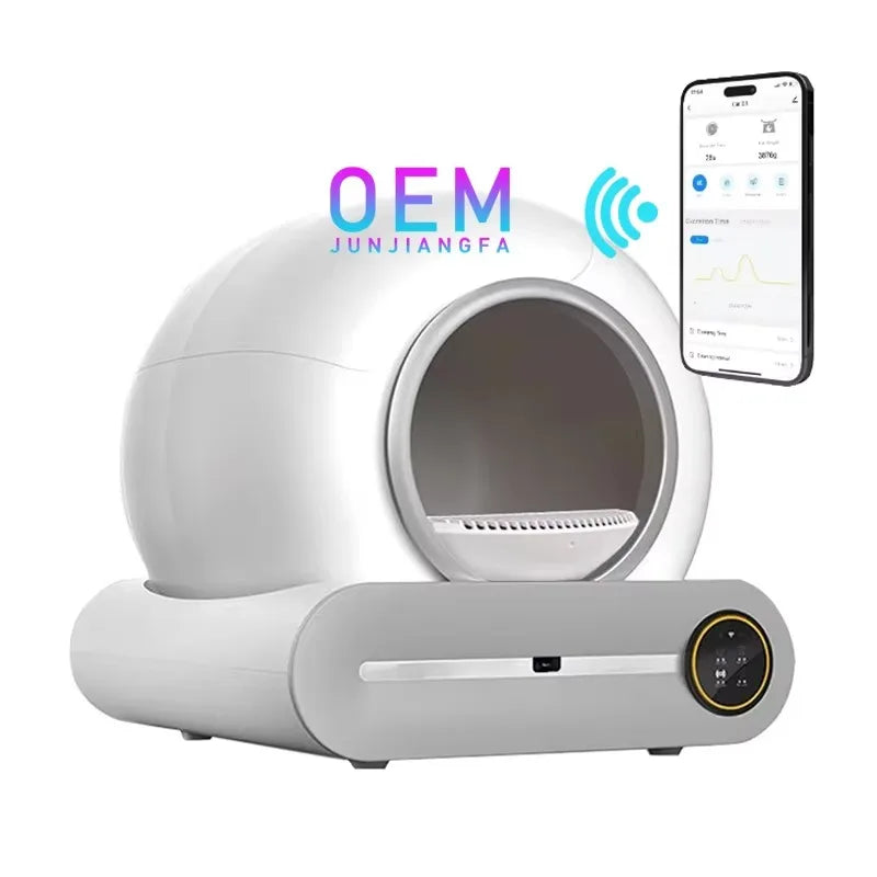 Automatic cat Litter Box Odor Free Large Cat Toilet Automatic Smart Cat Litter Sand Box for Big Pet