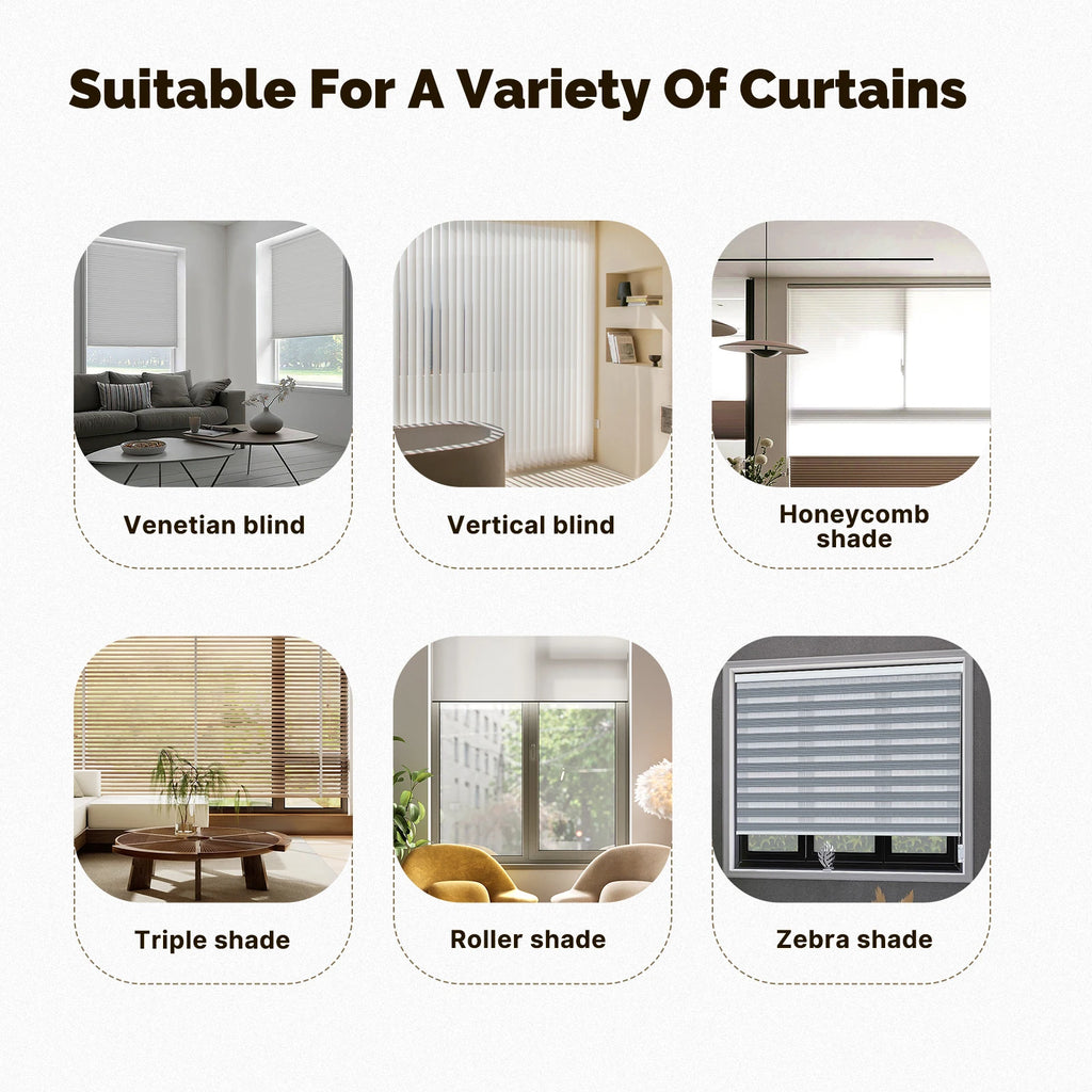 MOES Tuya Zigbee Electric Curtain Motor Chain Roller Blinds Smart Shade Drive Lithium battery  App Control with Alexa GoogleHome