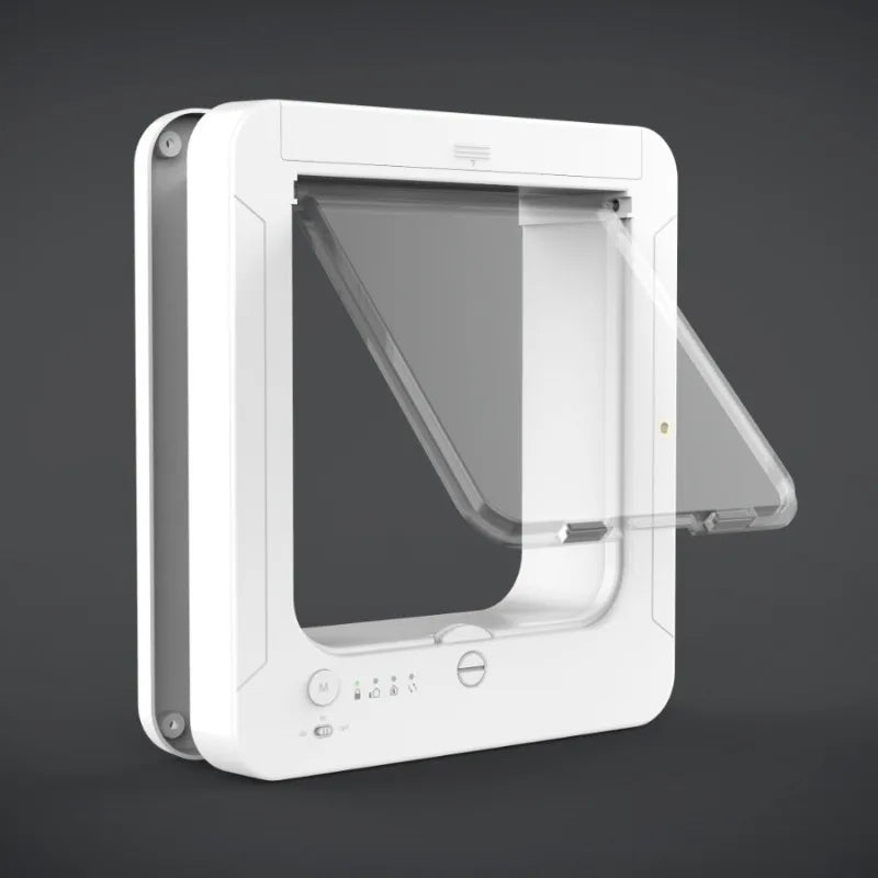 Smart cat door, automatic sensing, can control the direction of entry and exit Pet door, cat kennel cat