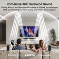 ULTIMEA 5.1.2ch Sound Bar with Dolby Atmos, Surround Sound System for TV with 2 Surround Speakers, SoundBar for Smart TV,  2025