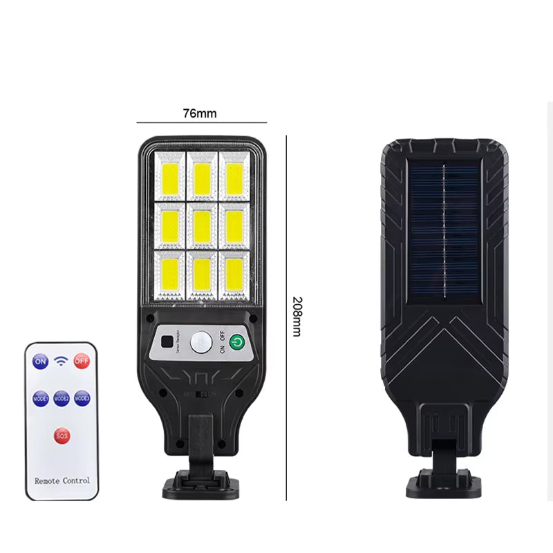 Super Bright 1008 LED Solar Lights Outdoor Street Lamp 3 Modes IPX65 Waterproof Garden Lighting with Smart Motion Sensor
