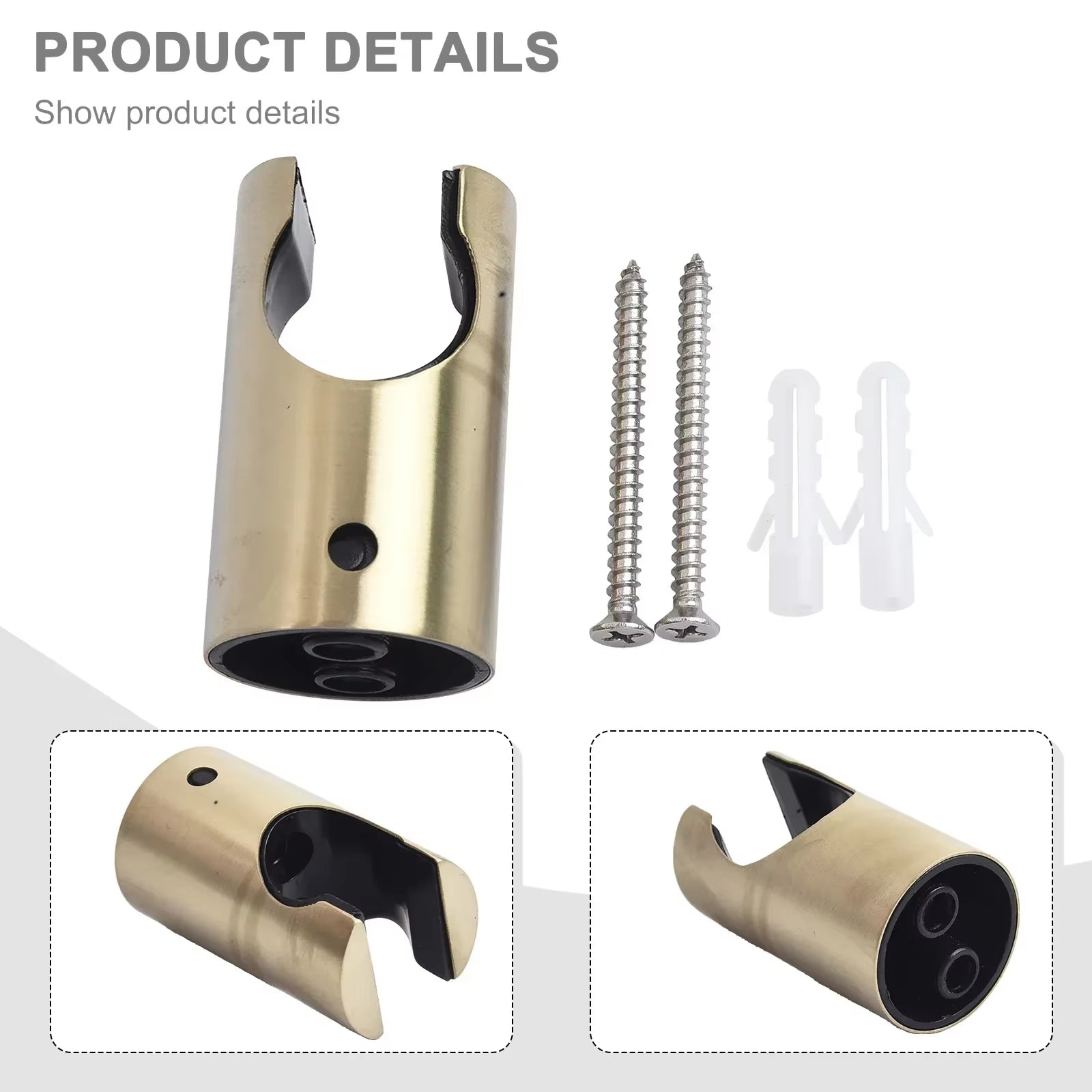 Stainless Steel Toilet Shower Sprayer Holder Handheld Sprayer Wand Toilet Bidet Sprayer Holder Shower Head Bracket Accessories