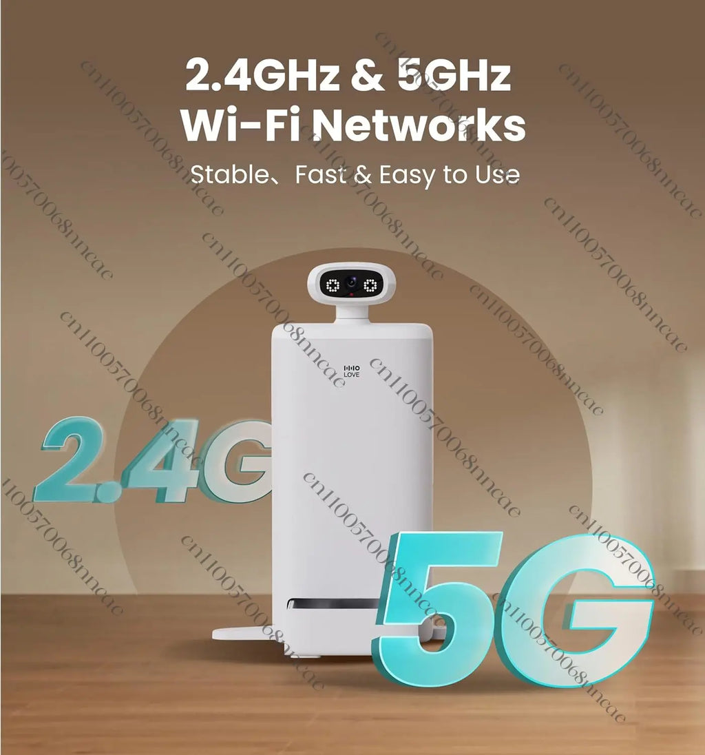 HHOLOVE Smart Cat Companion Robot 360° View Camera Pet Automatic Feeder for Cat