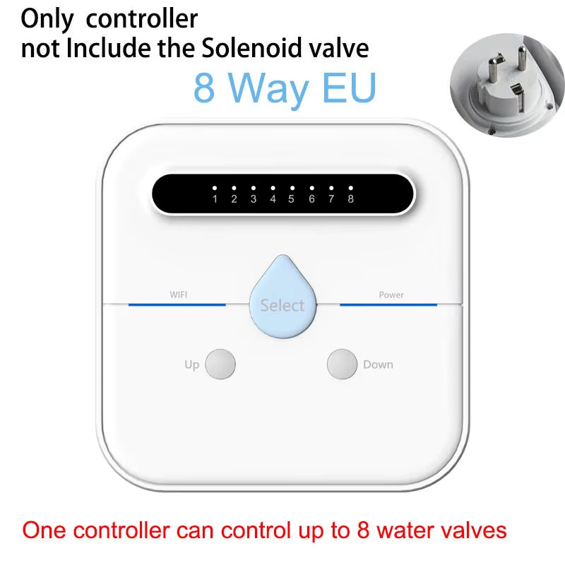 WIFI Smart Garden Irrigation Controller Smart Irrigation Water Solenoid Valve Watering System Garden Irrigation Watering Timer