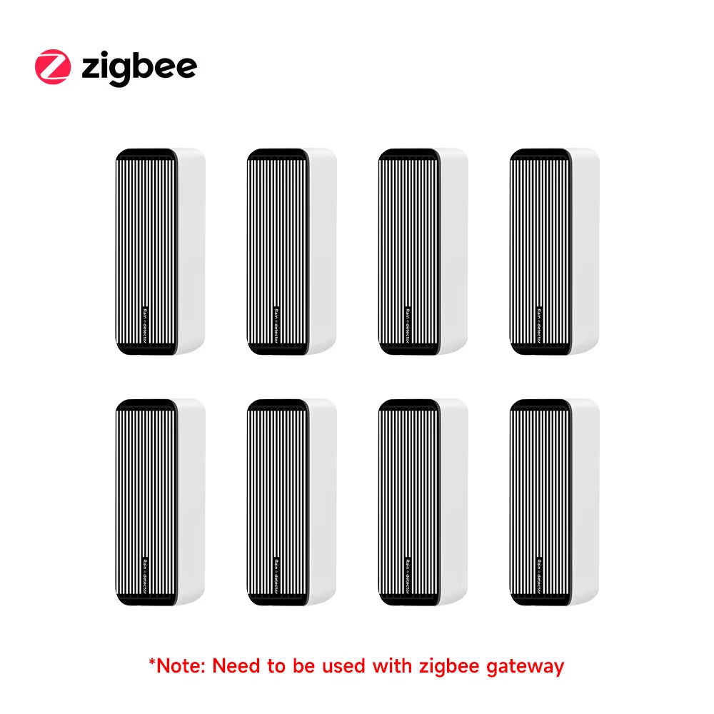 Rain Sensor Alert Wifi Zigbee for Tuya Google Assistant Amazon Alexa Smartlife Real-Time Data Collection Detection of Rainfall