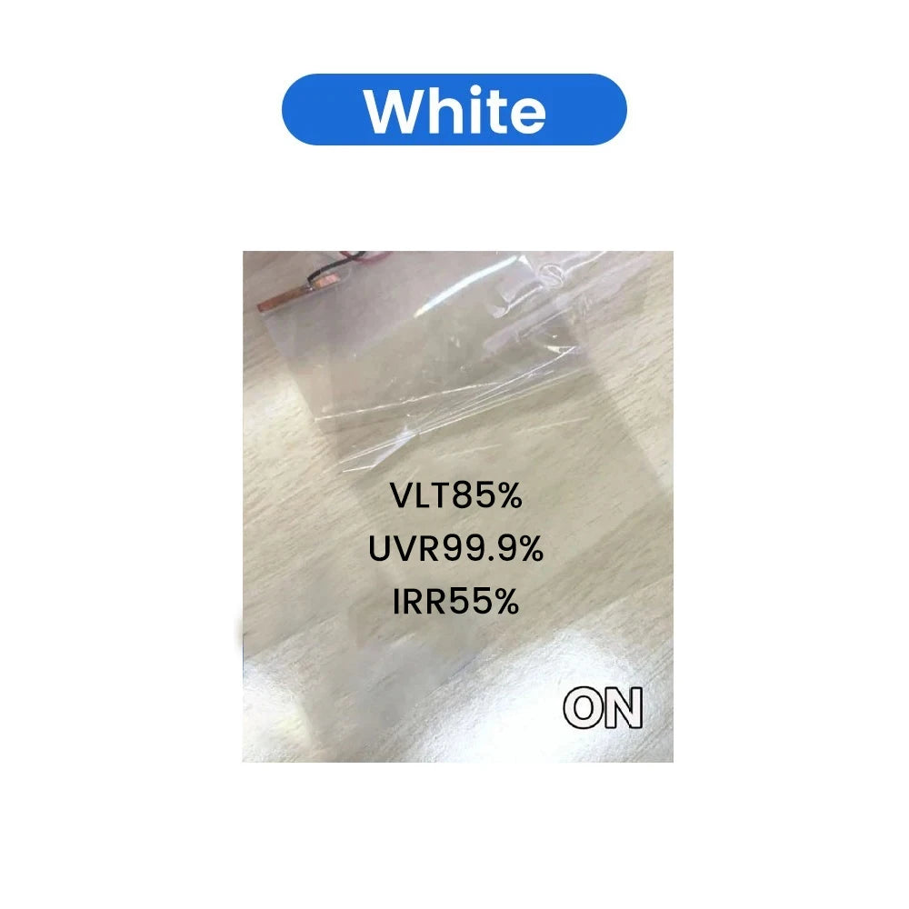 Automotive Intelligent Car Window High Transparency Liquid Crystal PDLC Smart Dimming Film Switchable Glass Film Water Resistant