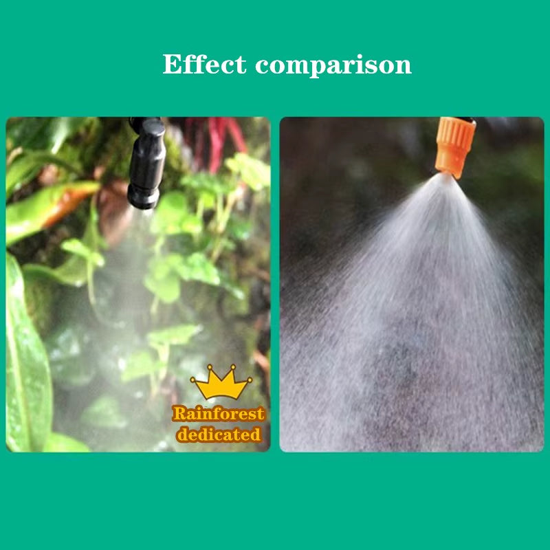 MIUS Smart Reptiles Fogger Mist Sprinkler 360 Degree Rotating Spray Nozzle Garden Greenhouse Irrigation Sprinkler Cooling System