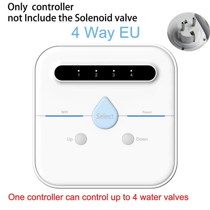 WIFI Smart Garden Irrigation Controller Smart Irrigation Water Solenoid Valve Watering System Garden Irrigation Watering Timer
