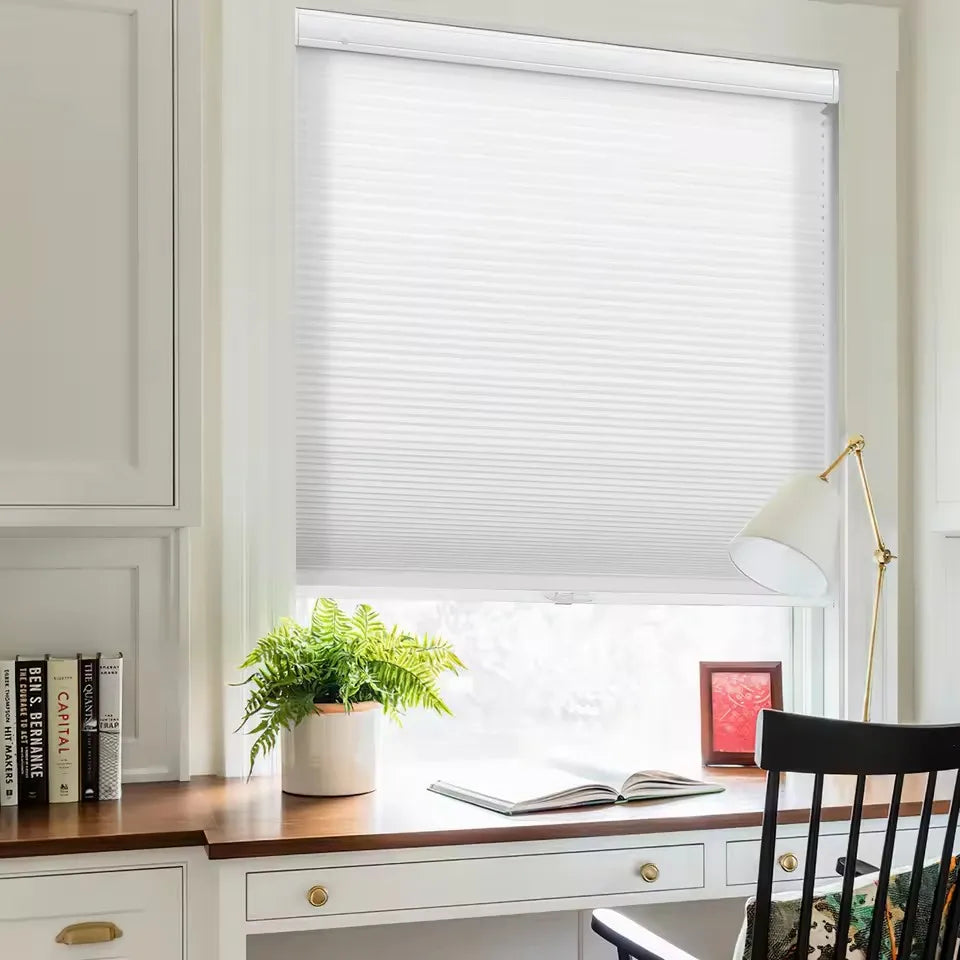 Custom Size Cellular Shades Blackout Cordless Window Blinds No Tool Curtain Honeycomb Blind Windows Shade for Room Home
