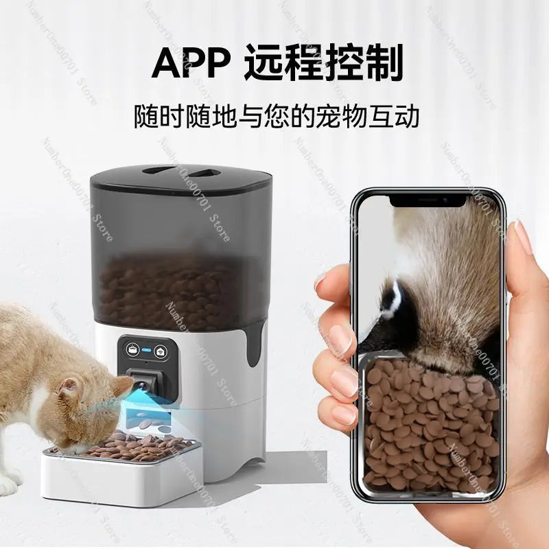 Automatic Pet Feeder for Cats and Dogs, Smart Timed and Quantitative Feeder, Cat and Dog Food Dispenser