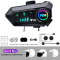 Bluetooth 5.3 Motorcycle Helmet Headset - Wireless Hands-Free Calling and MP3 Music Player with Waterproof Design