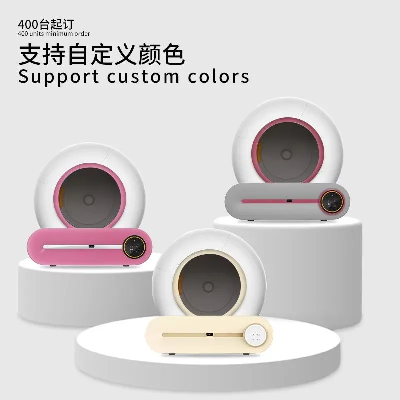 Automatic cat Litter Box Odor Free Large Cat Toilet Automatic Smart Cat Litter Sand Box for Big Pet