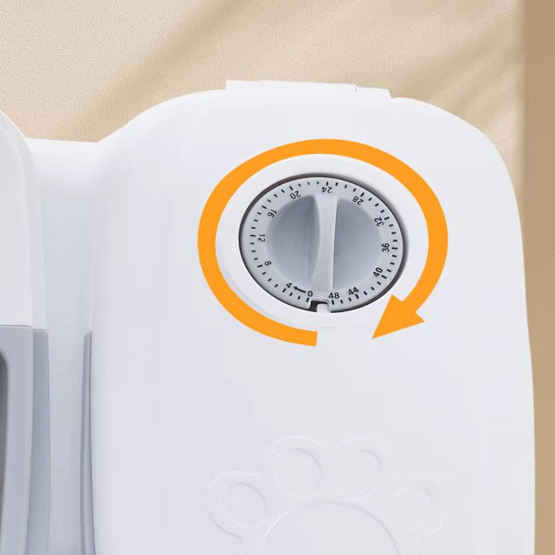 Pet Automatic Timing Feeder Detachable Auto Dog Dry Food Dispenser Smart Pet Food Feeder Timed for Cats Dogs