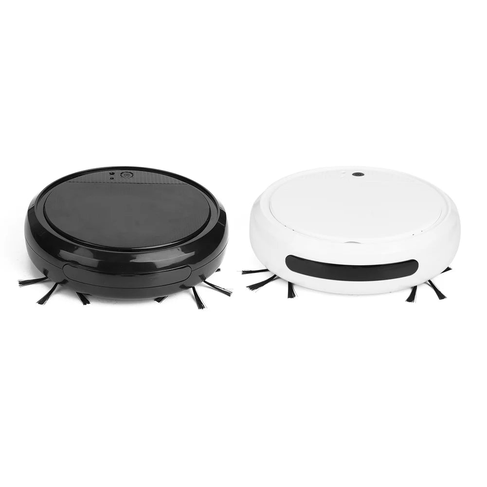 Smart Sensor Protectio 360° Smart Sweeper Robot Vacuum Wet Dry Powerful Suction Hard Floors for Pet Hair Carpets Floating Dust