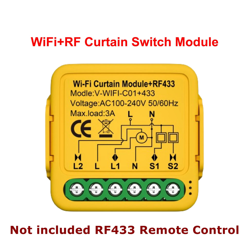 Tuya WiFi Zigbee Smart Curtain Switch Module Connect Roller Blinds Shutter Electric Motor Work with Alexa Google Home Smart Life