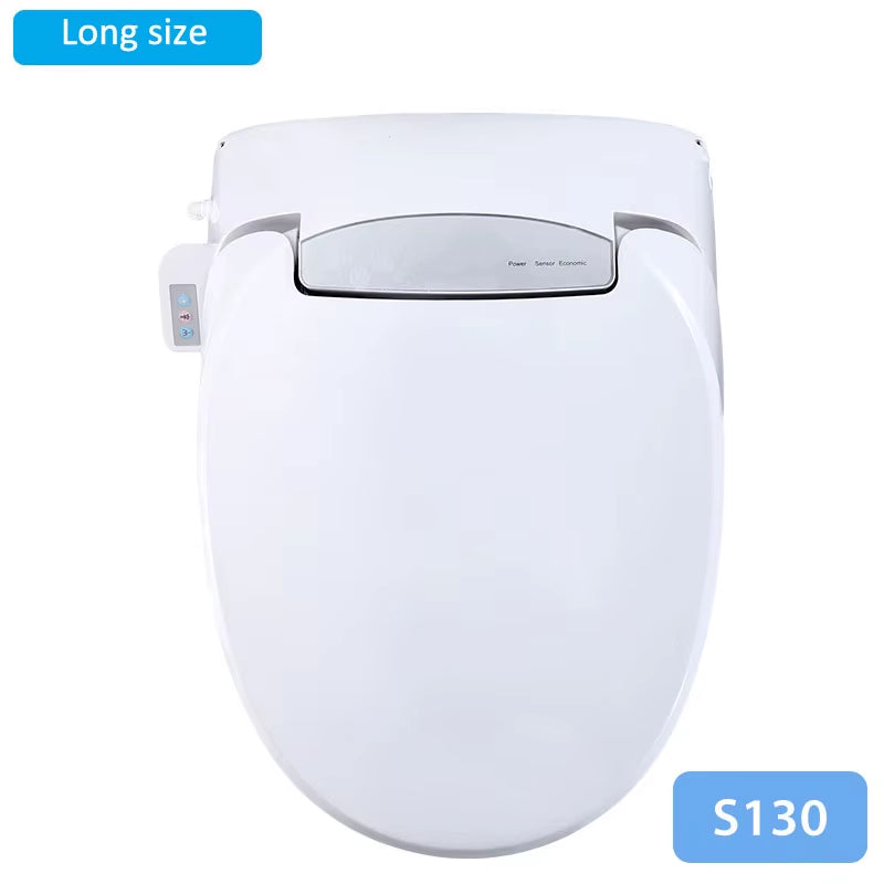 Ecofresh Smart Toilet Seat Auto Seat Cover Flip Electric Bidet Intelligent Heated Toilet Seat Cover Lighting Massage