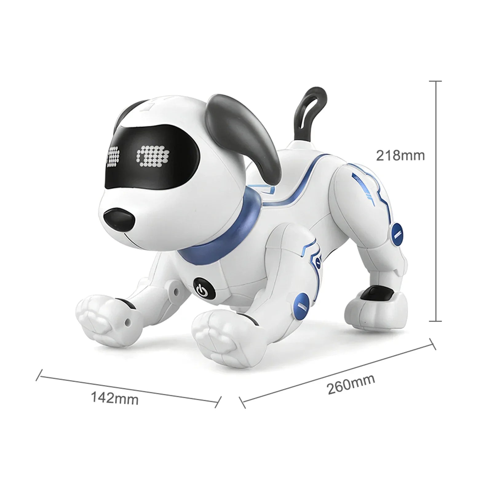RC Electronic Robot Walking Dancing Dog Intelligent Touch Remote Control Pet Toy for Boys Girls Birthday Gifts