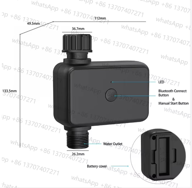 Smart Garden Watering Timer Wifi Automatic Drip Irrigation Controller Water Valve Garden Automatic Watering System
